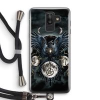 Sinister Wings: Samsung Galaxy J8 (2018) Transparant Hoesje met koord