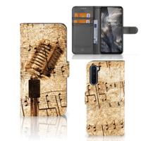 OnePlus Nord | Telefoonhoesje met foto | Bladmuziek | Portemonnee hoesje