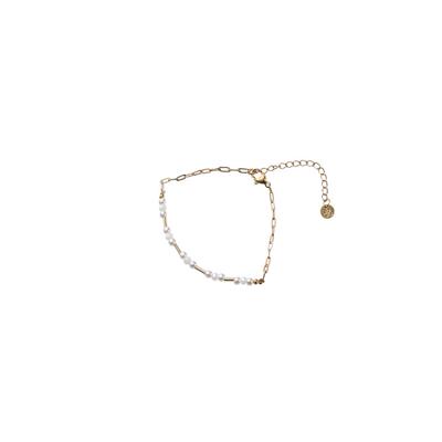 Day&Eve Armband Tubes And Pearls | Zilver