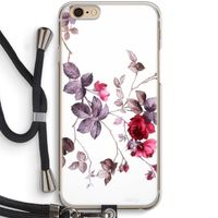 Mooie bloemen: iPhone 6 / 6S Transparant Hoesje met koord