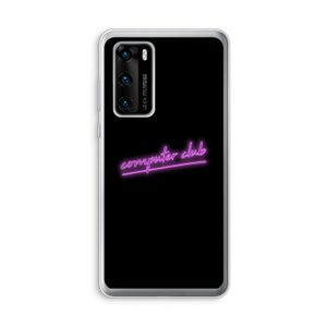 Vice Black: Huawei P40 Transparant Hoesje