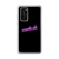 Vice Black: Huawei P40 Transparant Hoesje