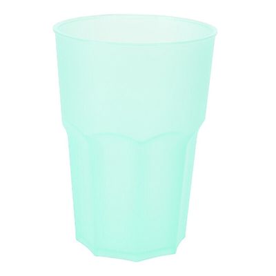 Drinkbekers - 1x stuks - onbreekbaar kunststof - mintgroen - 480 ml