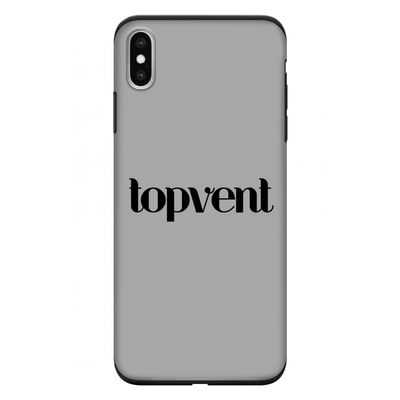 Topvent Grijs Zwart: iPhone XS Max Tough Case