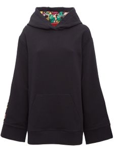 La DoubleJ hoodie Girlfriend à lien de resserrage - Noir