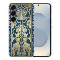 TPU Hoesje Samsung Galaxy S25 - Beige Flowers Backcover TPU Hoesje Samsung Galaxy S25 - Beige Flowers Backcover