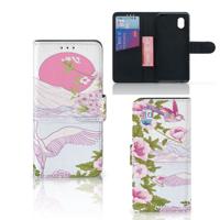 Alcatel 1B (2020) | Telefoonhoesje | Met pasjeshouder | Bird Standing
