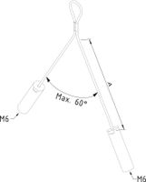 Draadophanging kabelgoot M6 12291 Trayco Draadophanging kabelgoot M6 12291 Trayco