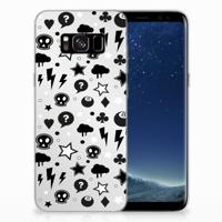 Silicone Back Case Samsung Galaxy S8 Silver Punk