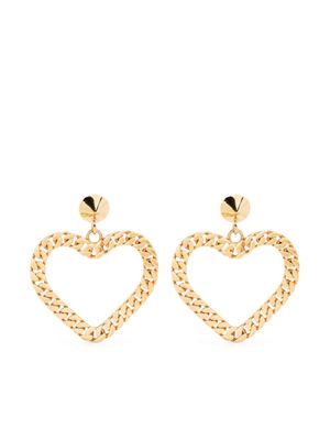 Moschino boucles d'oreilles cœur à clips Moschino boucles d'oreilles cœur à clips
