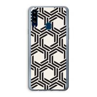 Geometrisch patroon: Samsung Galaxy A20s Transparant Hoesje