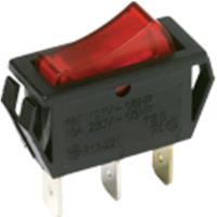C & K Switches Wipschakelaar 125 V/AC 16.00 A 1x aan/uit 1 stuk(s) Bulk