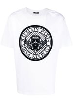 Balmain t-shirt en coton à logo imprimé - Blanc