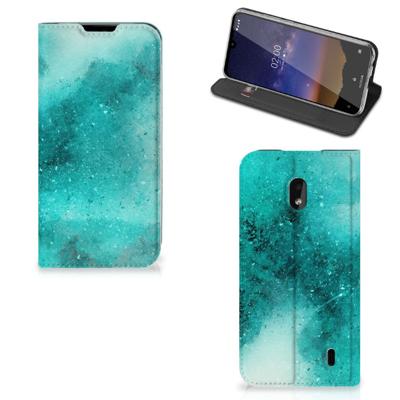 Bookcase Nokia 2.2 Painting Blue Bookcase Nokia 2.2 Painting Blue