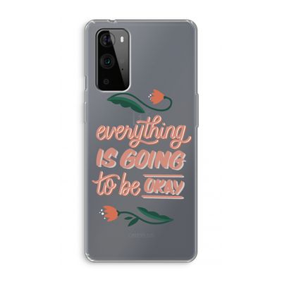 Optimistic flower girl: OnePlus 9 Pro Transparant Hoesje