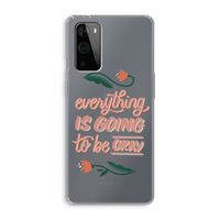 Optimistic flower girl: OnePlus 9 Pro Transparant Hoesje