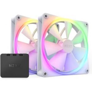 NZXT F140RGB - 140mm RGB Fans - Twin - White