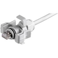 Telegärtner 100023013 RJ45-stekkerset variant 6 Stekker, recht Aantal polen: 8P8C Lichtgrijs 1 stuk(s)