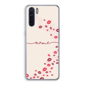 Kusjes: Oppo A91 Transparant Hoesje