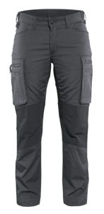 Blåkläder Dames Service werkbroek Stretch 71591845 | Donkergrijs/Zwart | Maat 30 - 7330509465448