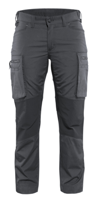 Blåkläder Dames Service werkbroek Stretch 71591845 | Donkergrijs/Zwart | Maat 42 - 7330509465509