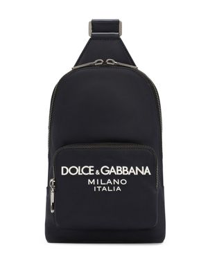 Dolce & Gabbana sac à dos à logo - Bleu
