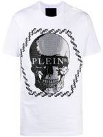 Philipp Plein pull à ornements en cristal - Blanc - thumbnail