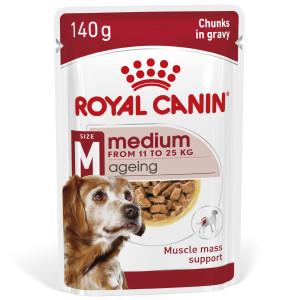 Royal Canin Medium Ageing natvoer hond (in saus) 4 dozen (40 x 140 g)