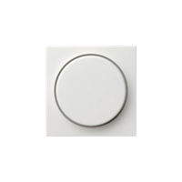 Gira centraalplaat dimmerknop - systeem 55 zuiver wit glanzend (065003)