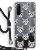 Kitten: OnePlus Nord CE 5G Transparant Hoesje met koord