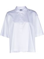 DKNY chemise en coton à manches courtes - Blanc