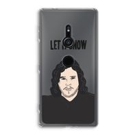 Let It Snow: Sony Xperia XZ2 Transparant Hoesje