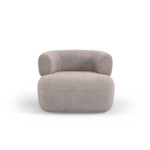 Micadoni Home Jenny Fauteuil Bouclé - Lichtbruin