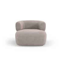 Micadoni Home Jenny Fauteuil Bouclé - Lichtbruin