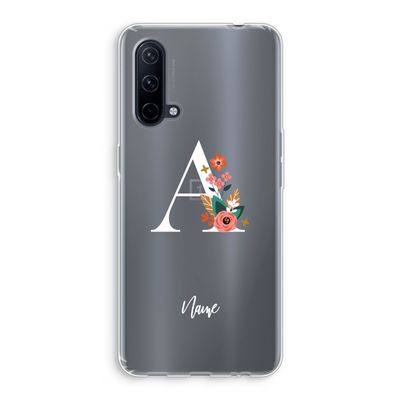 Pink Bouquet: OnePlus Nord CE 5G Transparant Hoesje