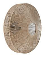 Light & Living Wandlamp 'Lyra' Ø43cm, kleur Naturel/Mat Zwart
