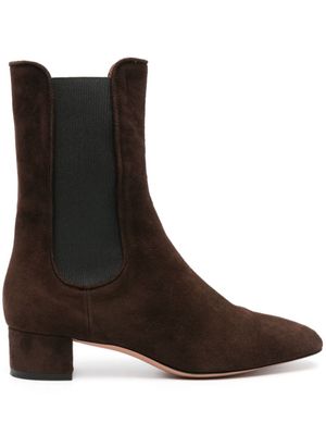 Aquazzura bottines Lyon 35 mm - Marron