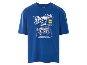 Lidl heren T-shirt (Donkerblauw, XL)