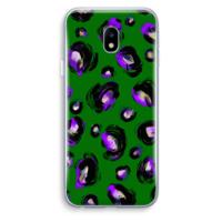 Green Cheetah: Samsung Galaxy J3 (2017) Transparant Hoesje - thumbnail