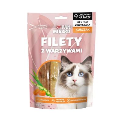 PAN MIĘSKO Fillets Chicken with vegetables - Kattensnoepje - 100g