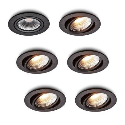 LED-inbouwspot Vivaro zwart 3W dimbaar