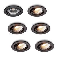 LED-inbouwspot Vivaro zwart 5W dimbaar