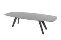 Montana Tafelframe Antracite Met Montana Tafelblad Ceramic Terrazzo 280 x 113 cm 4SO - 4so