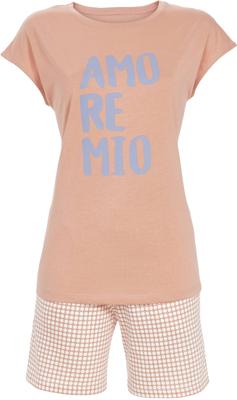 Roze shortama speelse stippen