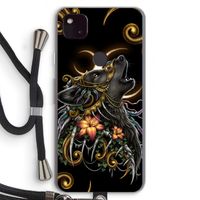 Huilende Wolf: Pixel 4a 5G Transparant Hoesje met koord