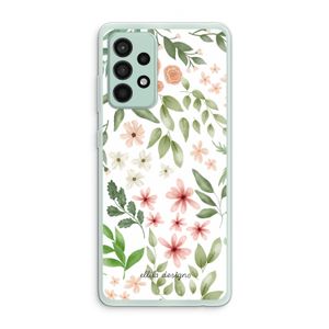 Botanical sweet flower heaven: Samsung Galaxy A52s 5G Transparant Hoesje