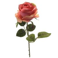 Emerald Kunstbloem roos Simone - roze - 45 cm - decoratie bloemen - Kunstbloemen - thumbnail