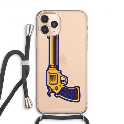 Pew Pew Pew: iPhone 11 Pro Max Transparant Hoesje met koord