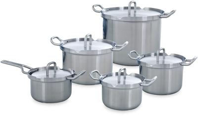 BK Pannenset Q-linair Master RVS - 5 Delig