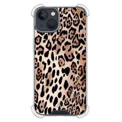 iPhone 13 mini shockproof hoesje - Golden wildcat